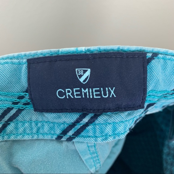 Daniel Cremieux Men’s 32 Aqua Turquoise Blue 100% Cotton Chino Shorts Casual - Picture 5 of 8